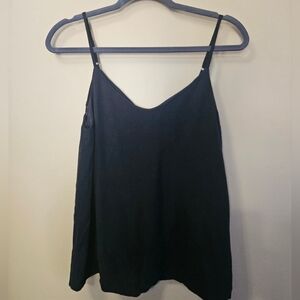 Mo: Vint Women's Size S Cut Out Back Tank Top Black